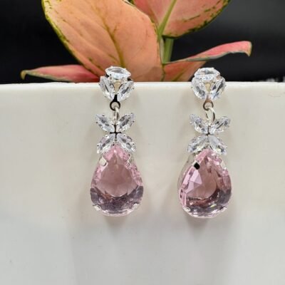 Blush Dewdrop Earrings