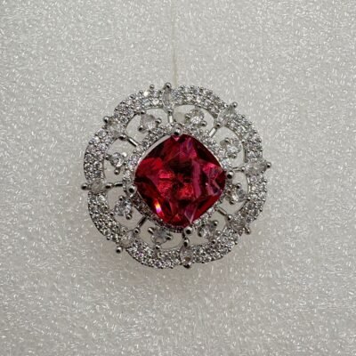 Ruby Radiance American Diamond Ring
