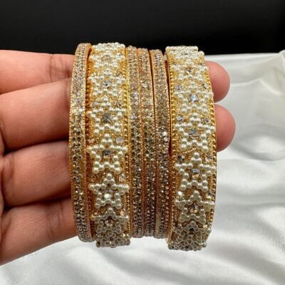 Pearl Radiance Designer Bangles