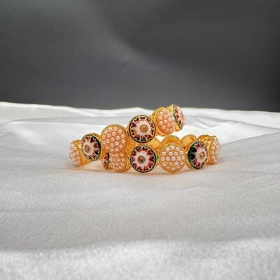 Mughal Pearl Polki Kada