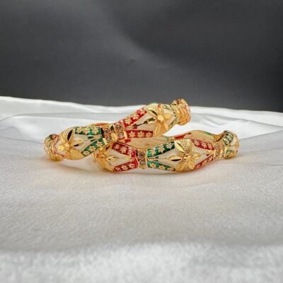 Royal Meenakari Enamel Kada