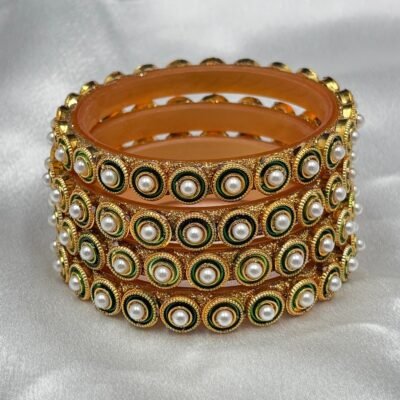 Royal Pearl Circle Bangles