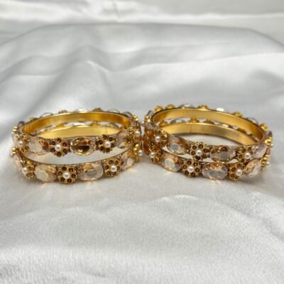 Pearl Bloom Bangles