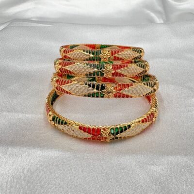Royal Meenakari Bangles Set