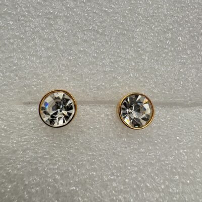 Crystal Stud Earrings for Men