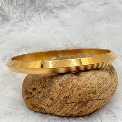 Gold-Tone Stainless Steel Kada