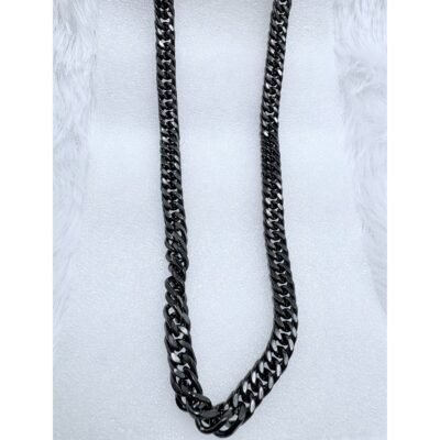 Black Cuban Link Chain