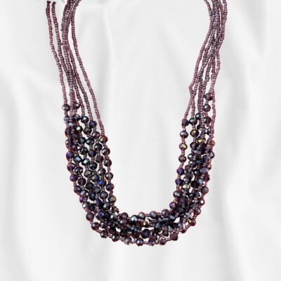 Velvet Twilight Beaded Necklace