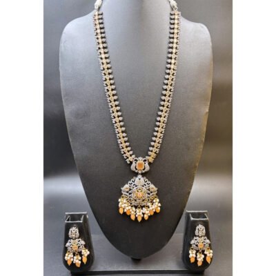 Antique American Diamond Necklace Set