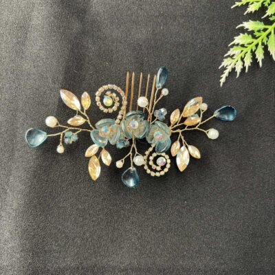 Midnight Bloom Spark Hairpiece