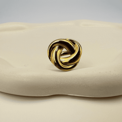 Golden Knot Adjustable Ring